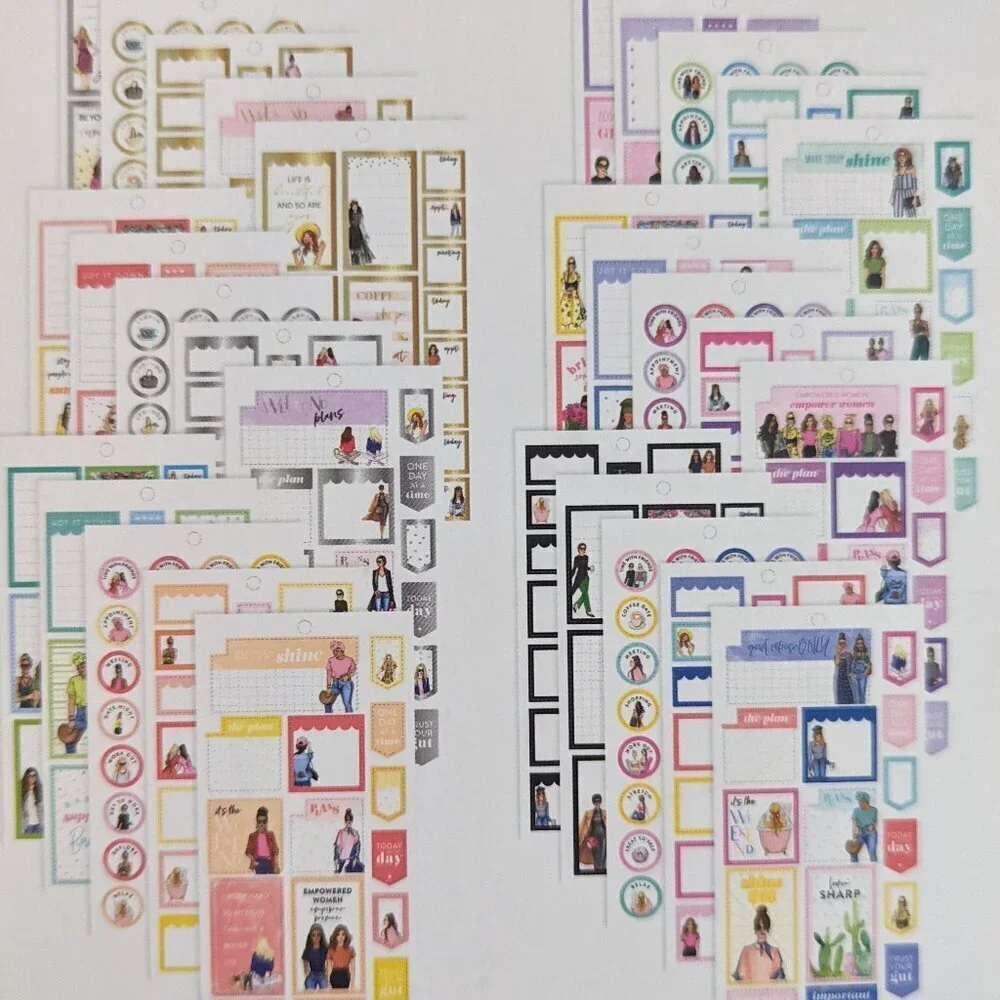 NWT Happy Planner Rong Rong 'Everyday' 571 pcs Sticker Book Classic Fashion NEW